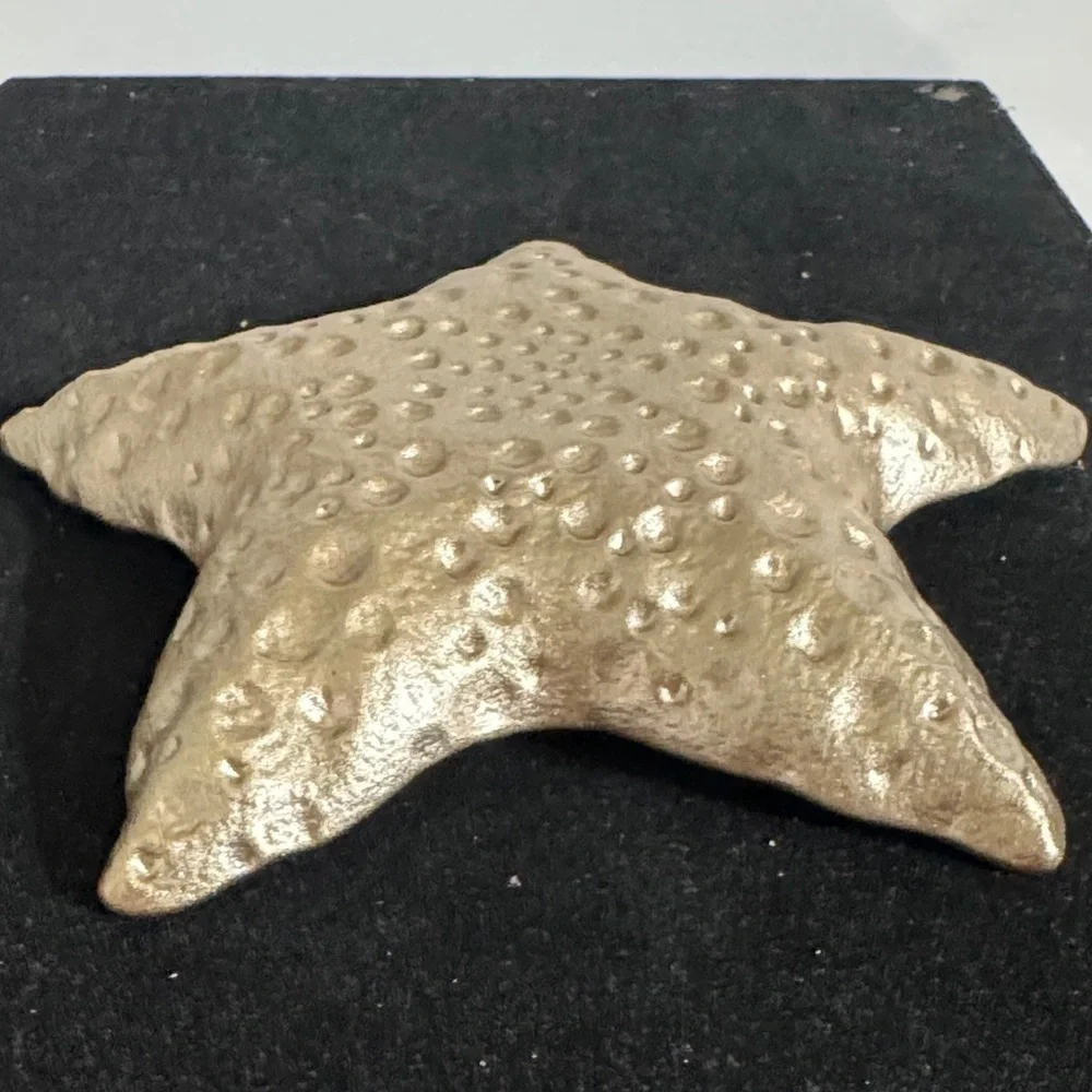 Gold Starfish Decorative Accent trinket bowl